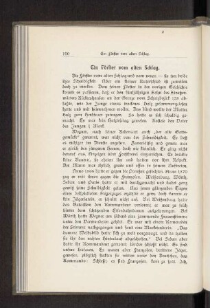 Ein Förster vom alten Schlag.