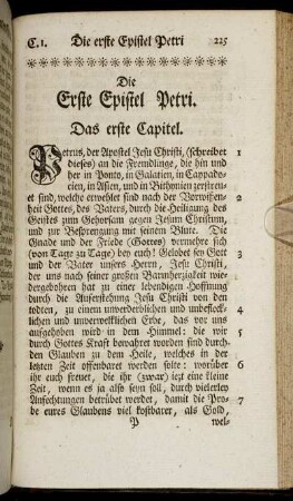 Die Erste Epistel Petri.