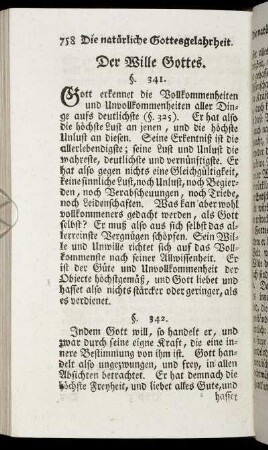 Der Wille Gottes.
