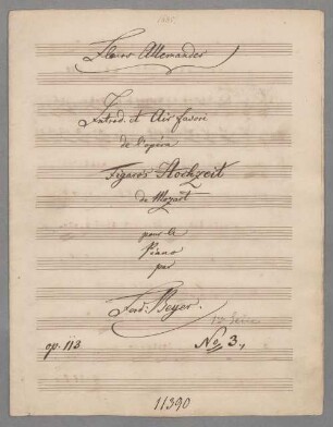 Fleurs allemandes, Klavier, op. 113/3 - BSB Mus.Schott.Ha 12225-2