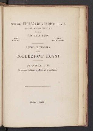 Monete di zecche italiane medioevali e moderne