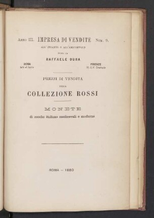 Monete di zecche italiane medioevali e moderne