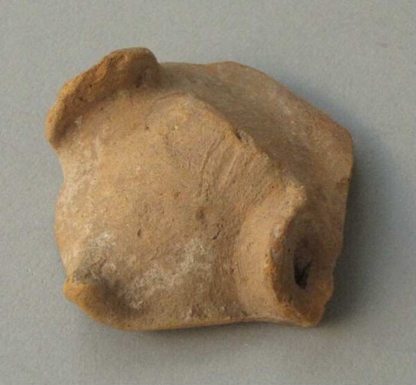 Animal head made of clay