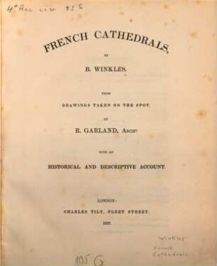 French Cathedrals : With an historical and descriptive account