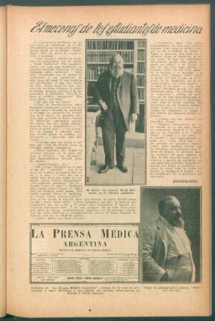 El mecenas de los estudiantes de medicina