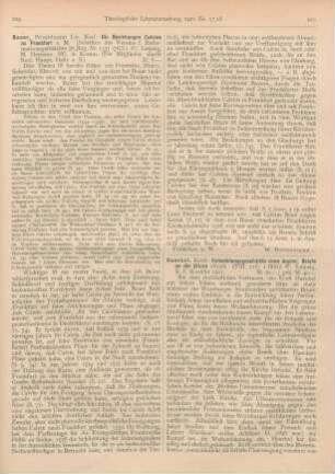 210-211 [Rezension] Haeckel, Ernst, Entwicklungsgeschichte einer Jugend. Briefe an die Eltern 1852/6
