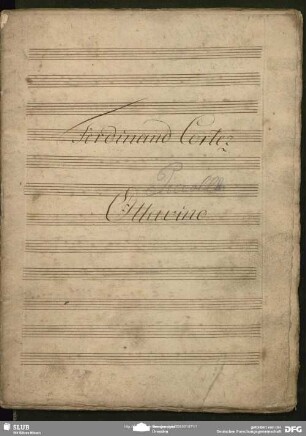 [3]: Stimmensatz 1 - Instrumentalstimmen (Blasinstrumente, Schlagwerk), Stimmensatz 2