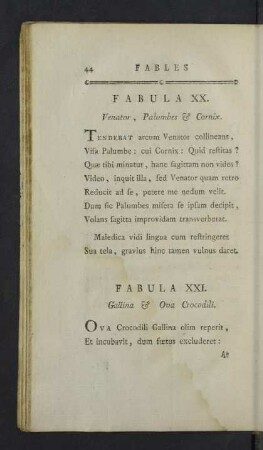 Fabula XXI. - XXXI.