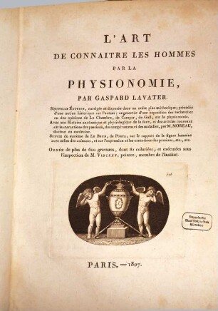 L' art de connaître les hommes par la physionomie : avec 500 gravures, 9