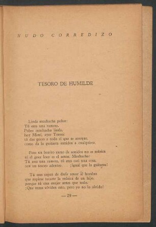 Tesoro de humilde