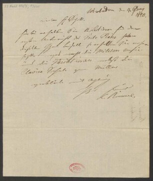 Brief an B. Schott's Söhne : 04.06.1820