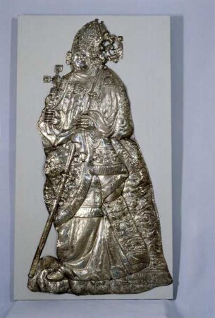 Folge von fünf Silberreliefs — Heiliger Bernward von Hildesheim