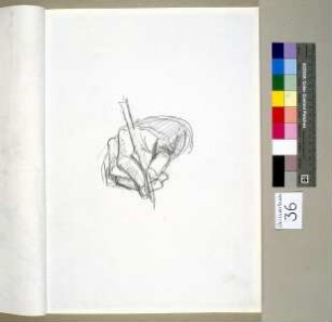 Handstudie zu Wolfgang Fortner