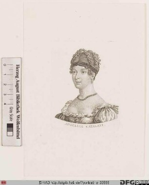 Bildnis Angelica Catalani (verehel. Valabrègue)