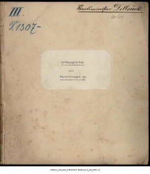 Kriegsgesetze und Verordnungen