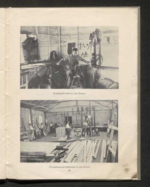Zimmermannswerkstätte in Ain Harod,