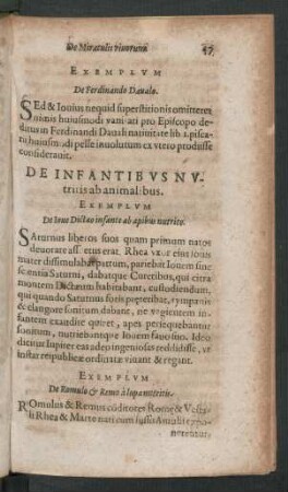 De Infantibus Nutritis ab animalibus.