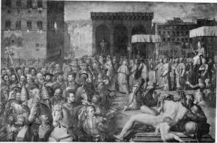 Der Einzug Leos X. in Florenz