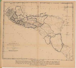 Map Of Guatemala : Reduced from the Survey in the Archives of that Country