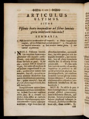 150-154, Articulus Ultimus