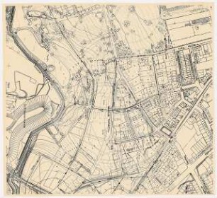 Bundesgartenschau 1959, Dortmund: Ausschreibungsunterlagen, Ausschnitt des Wettbewerbsgebietes 1:1000