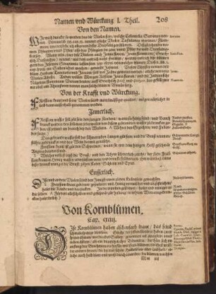 Von Kornblumen, Cap. CXCIII