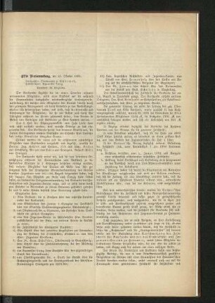 Elfte Versammlung, am 15. Oktober 1881