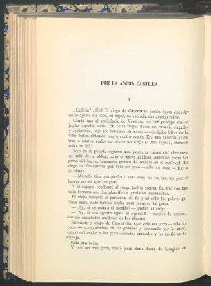 Por la ancha Castilla