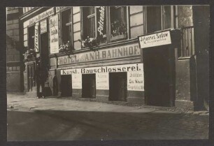 Ansichtskarte „Hotel und Restaurant Anhalter Bahnhof“ [2/2]