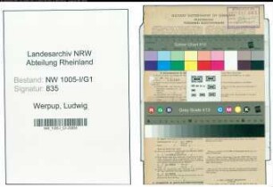 Entnazifizierung Ludwig Werpup , geb. 19.09.1894 (Polizist)