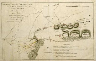 WHK 29 Nordamerikanische Kriege von 1775-1782: Britisches Lager bei Trudruffrin vom 18. bis zum 21. September 1777 mit dem Angriff von Major General Grey gegen die Amerikaner in der Nähe von White Horse Tavern am 20. September 1777