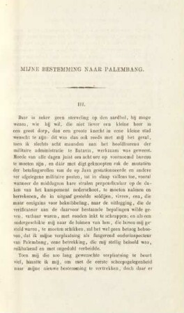 Mijne bestemming naar Palembang