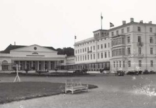 Kurhaus und Hotel "Kurhaus" : Heiligendamm, Kurhaus und Hotel "Kurhaus". Ansicht von Nordosten