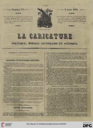 Numéro 174 (6 Mars 1834)