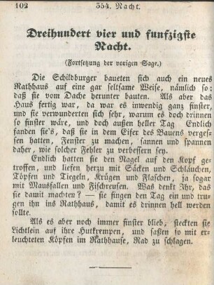 Dreihundert vier und funfzigste Nacht