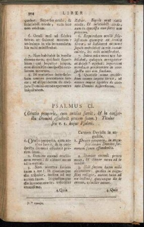Psalmus CI. (Oratio pauperis,[...] - Psalmus CXII. Monet Psalmus hic,[...]