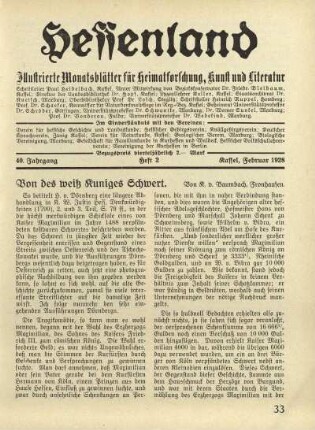 Heft 2, Februar 1928