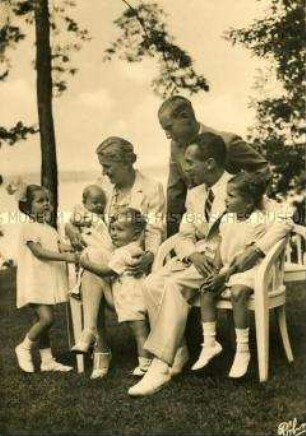Joseph Goebbels mit Familie