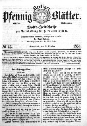 Nr. 43, Sonnabend, den 21. Oktober
