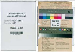Entnazifizierung Rudolf Reetz , geb. 03.01.1902 (Lederzuschneider)