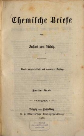 Chemische Briefe, 2