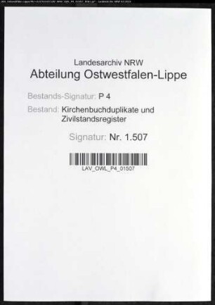 Kirchenbuchduplikate der katholischen Gemeinde (GHT 1808-1810). (Gemeinde: Benninghausen, katholische Gemeinde)