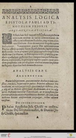 Epistolae Pauli ad Timotheum Prioris