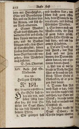 XIV. Aufs Fest St. Michaelis.