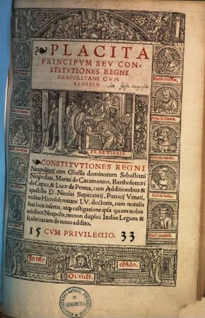 Placita principum seu constitutiones regni Neapolitani