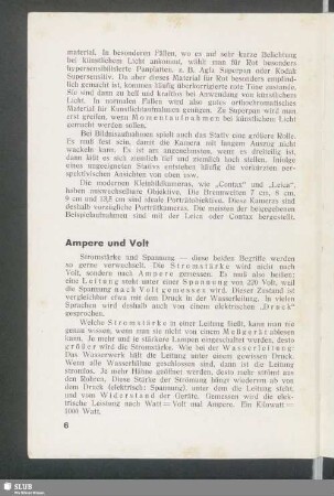 Ampere und Volt