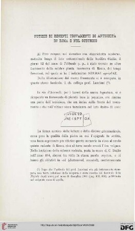 29: Notizie di recenti trovamenti di antichità in Roma e nel suburbio, [3]