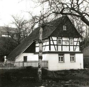 Blankenhain (Kreis Werdau), Hauptstraße 22. Häuslerhaus (um 1800)