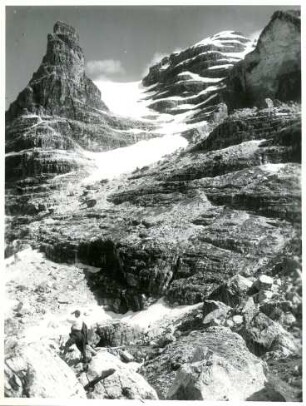 Alpen, Trentino, Brenta von der Tuckethütte, Cima Brenta von Nordwesten
