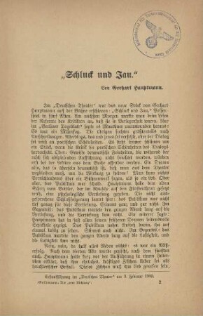 "Schluck und Jau"